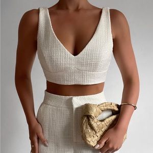 ShowPo Adelaide Two Piece Set - White - 6 (M)